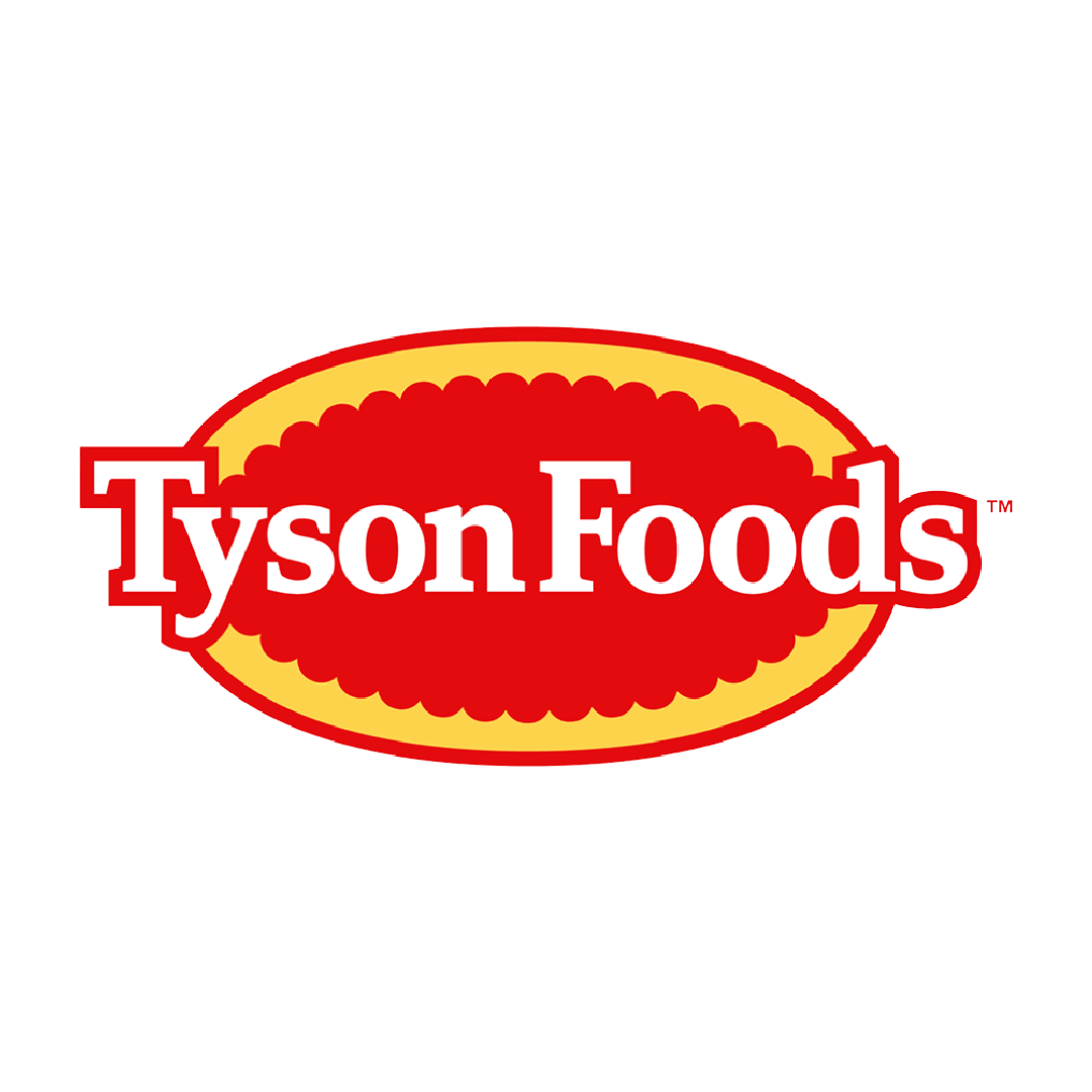 Tyson foods logo in red oval