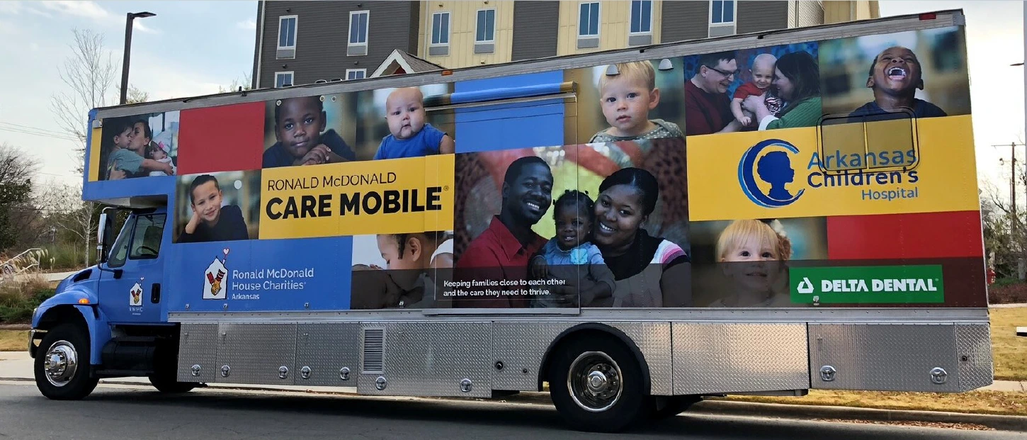 Ronald McDonald House charities Arkansas care mobile