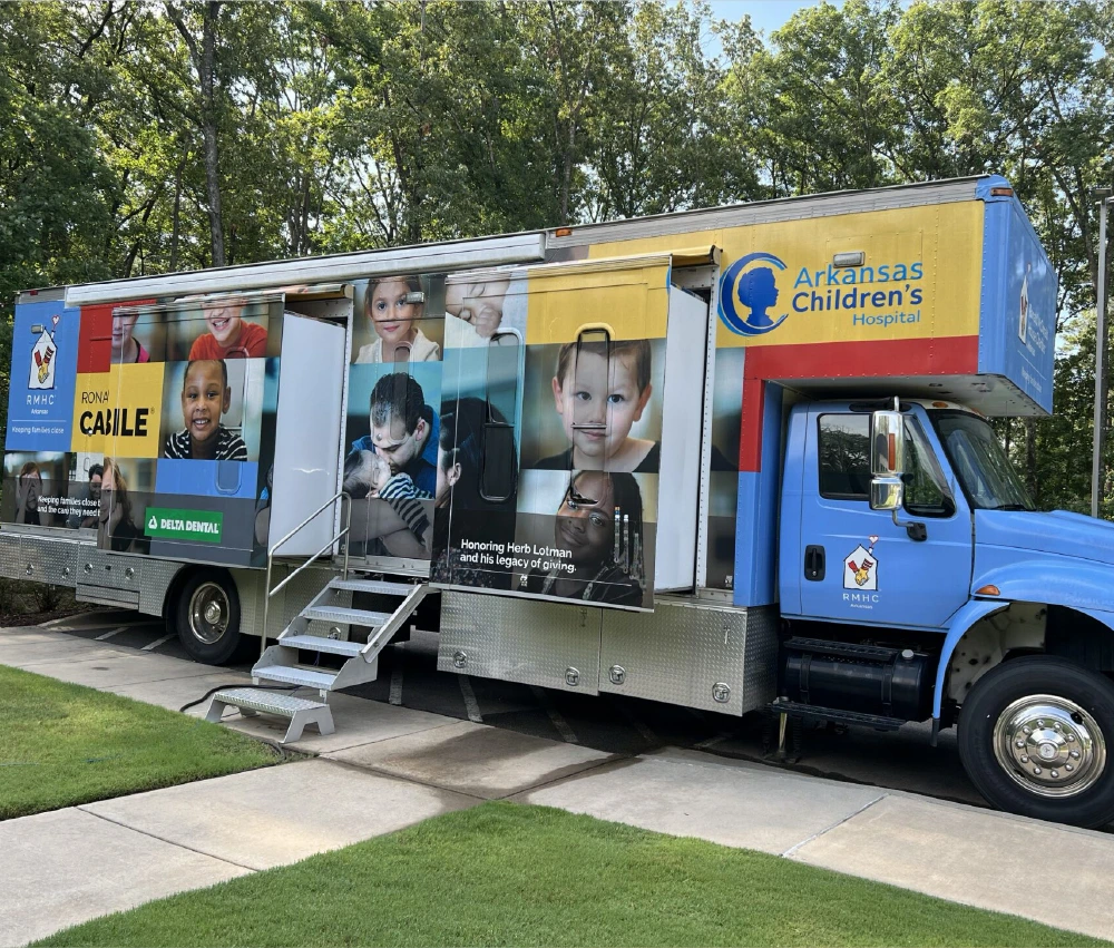 Ronald McDonald House charities Arkansas care mobile